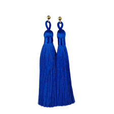 Tassel Royal Blue Earrings