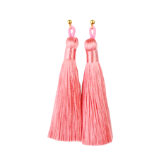 Earrings Tassel Light Pink 