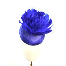 Cocktail Hat Royal Blue