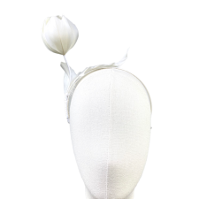 Bridal Headband Tulip Ivory