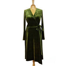 Wrap Dress Olivia Green S/M