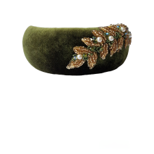 Head Bandeau "Laurel Wreath" Green