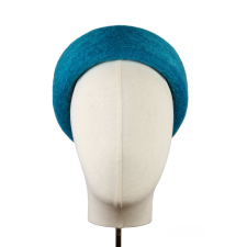 Felt Hat Pillbox Turquoise Blue