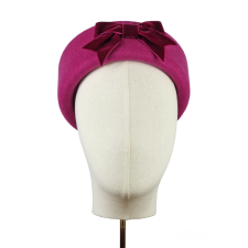 Felt Hat Pillbox Berry Fuchsia