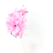 Lily Light Pink Comb/Fascinator