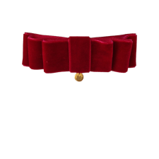 Clip Berry Red Bow