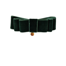 Clip Dark Green Bow