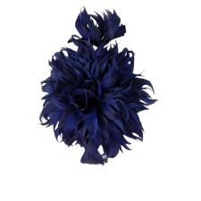 Chrysathemum Navy Blue Brooch/Fascinatr