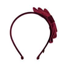 Headband Bordeaux Bow