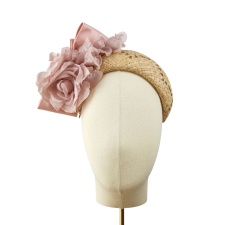 Straw Headband Sweetie Pink