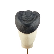 Parasisal Straw Hat Air Hostess Black