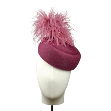 Cocktail  Hat Pink Swan