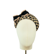 Head Bandeau Pepita Beige