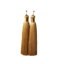 Earrings Tassel Gold Long