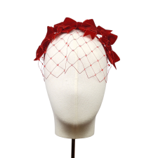 Headband Netty Party Bow Red