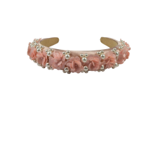 Headband Rose Pearl