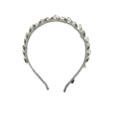 Headband Bay Leaf Silver