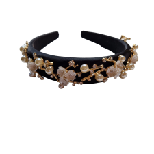 Headband Cherry Blossom Big Black