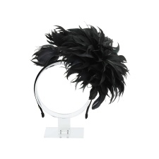Chrysathemum Black Big Fascinator