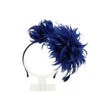 Chrysanthemum Navy Blue Big Fascinator