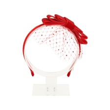 Headband Bow Red 
