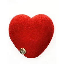 Queen of Hearts Brooch Red